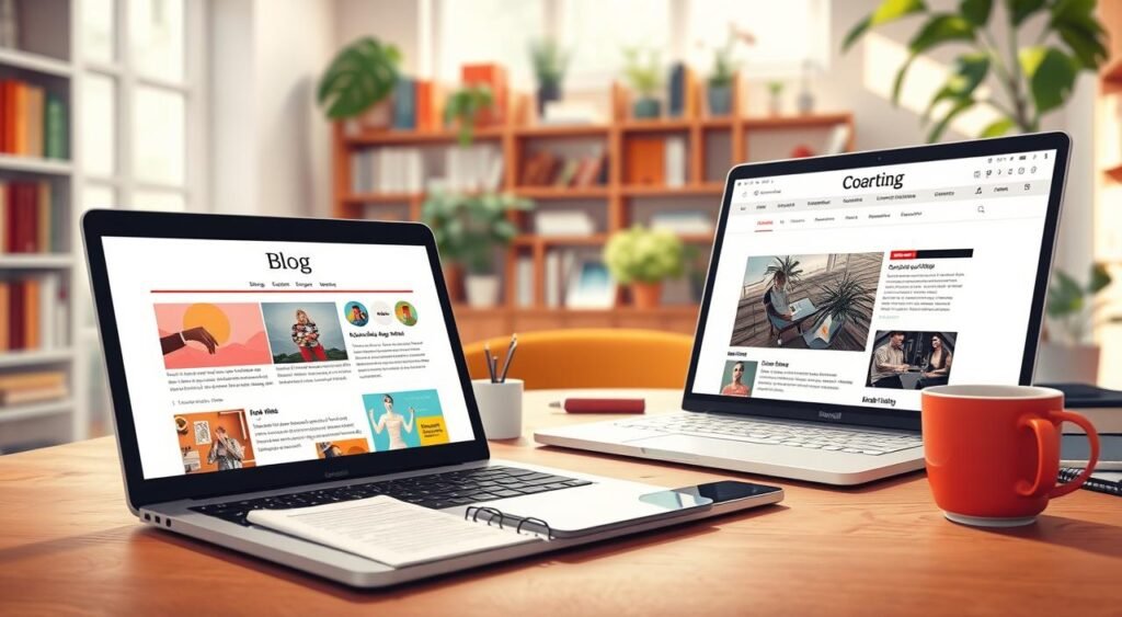 Diferenças entre Blog e Site Diferenças entre Blog e Site
