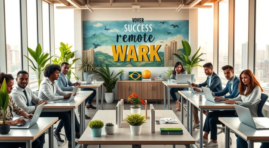 mercado de trabalho remoto no Brasil